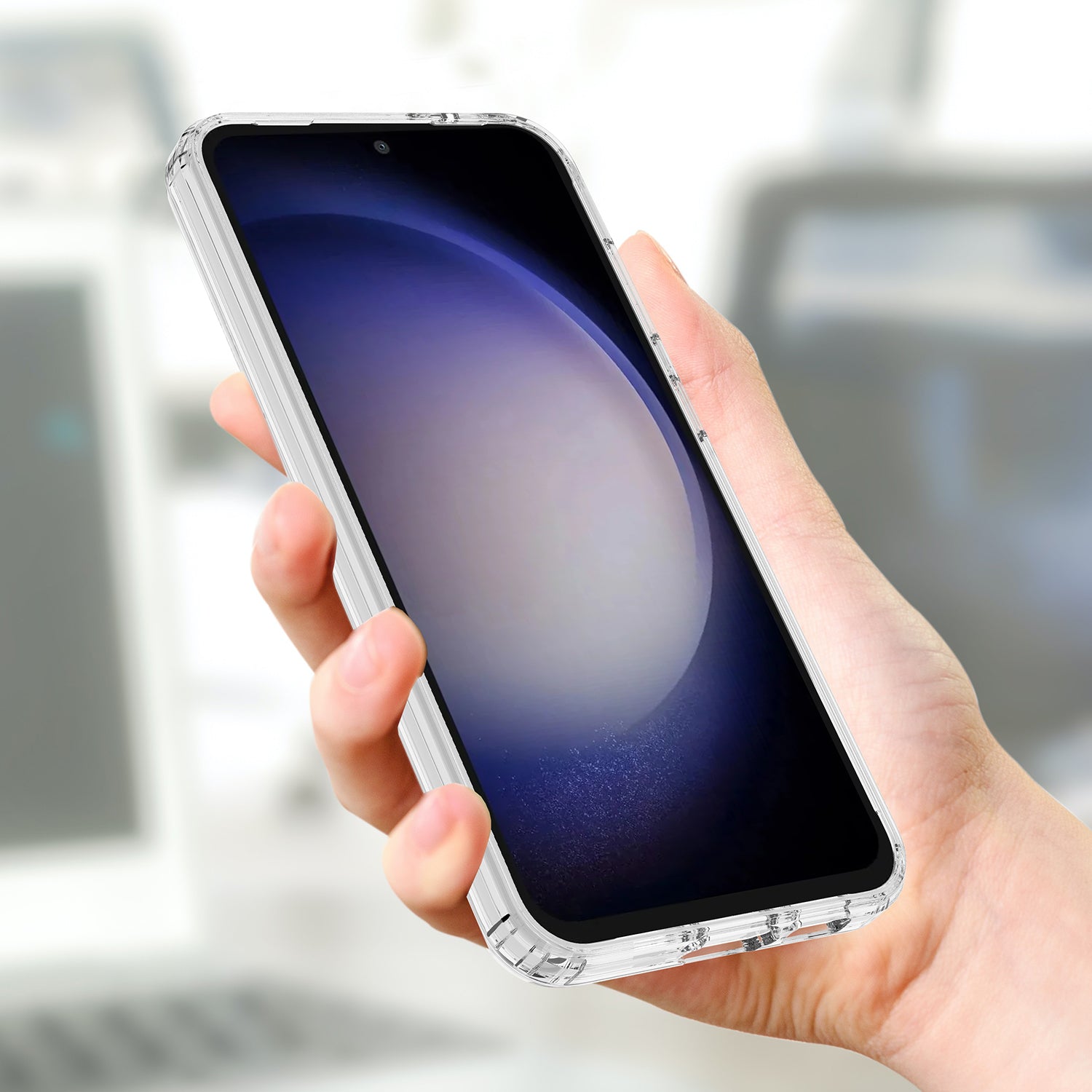 For Samsung Galaxy S23 FE Clear Case Anti-drop Phone Cover Compatible with MagSafe For Samsung Galaxy S23 FE Clear Case Anti-drop Phone Cover Compatible with MagSafe